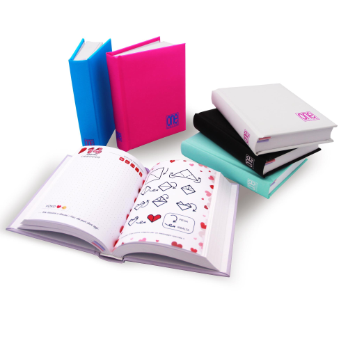 BLASETTI ONE COLOR DIARIO RAGAZZA NON DATATO 12 MESI 13X18 CM COLORI ASSORTITI